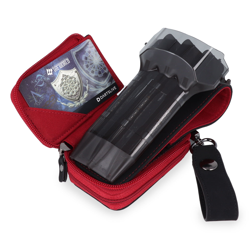 DARTS CASE "Glasses" ブラック×オレンジ