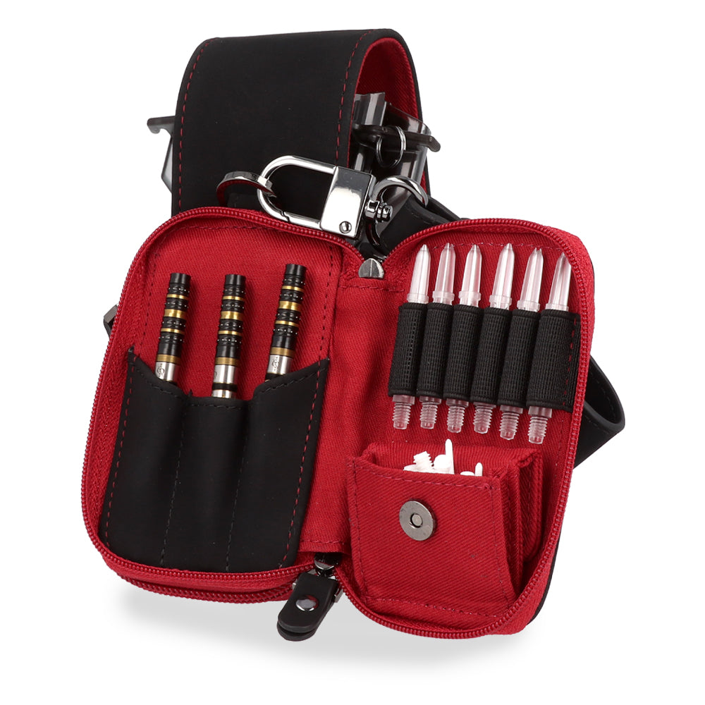 DARTS CASE "Glasses" ブラック×オレンジ