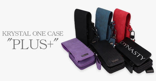 KRYSTAL ONE CASE "PLUS+" ブラック×箔押しロゴ